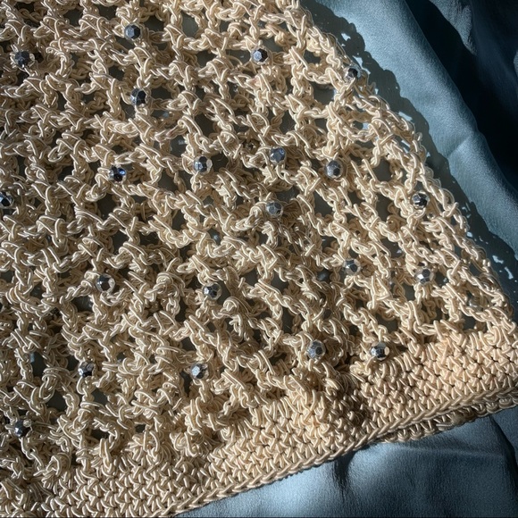 Vintage Crochet Beaded Beanie main image 4